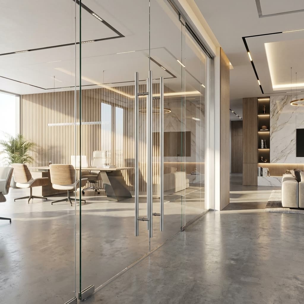 Frameless Glass Door