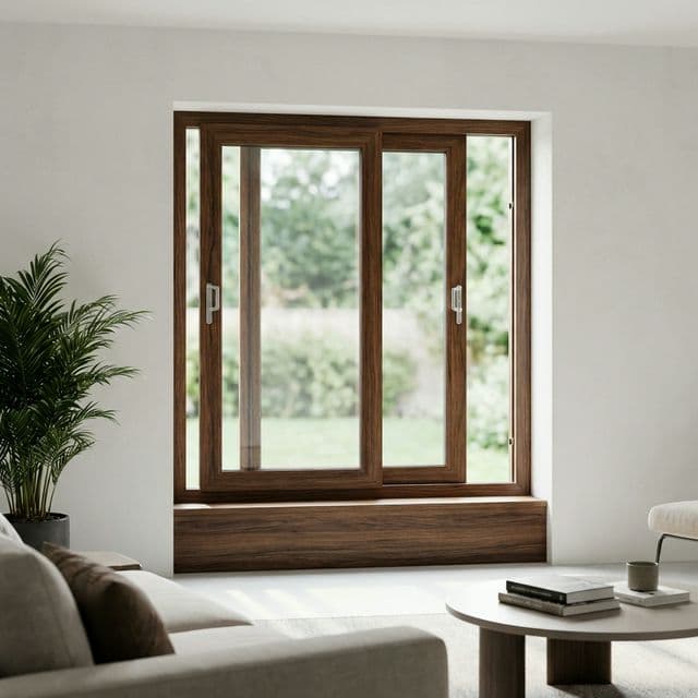 Upvc Foldable Sliding Windows